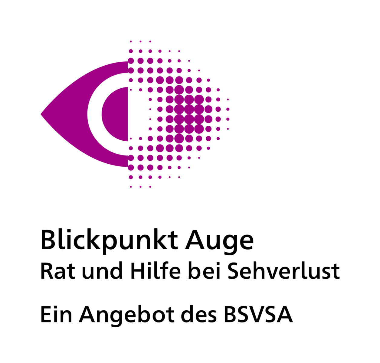 Logo: Blickpunkt Auge – Rat und Hilfe bei Sehverlust